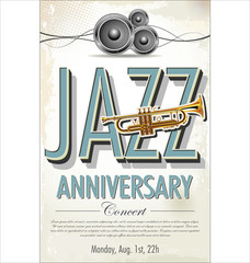 Jazz concert poster