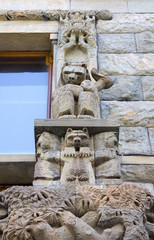 Wall Sculpture with Bears