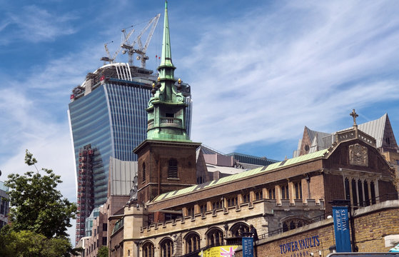 Old And New Towers Of London