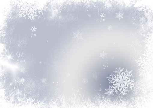 Snow flake christmas background