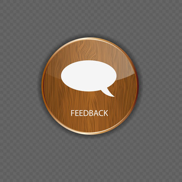 Feedback wood application icons