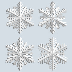 Decorative abstract snowflake.