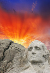 Mount Rushmore - George Washington sculpture