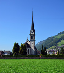 Fototapeta na wymiar Enntbürgen - Kirche