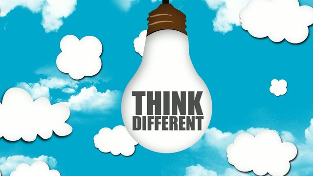 Think Different be Creative Looping animation