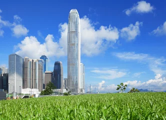 Foto op Canvas Hong Kong cityscape © leungchopan