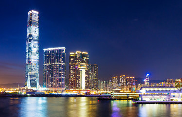 Fototapeta na wymiar Kowloon skyline