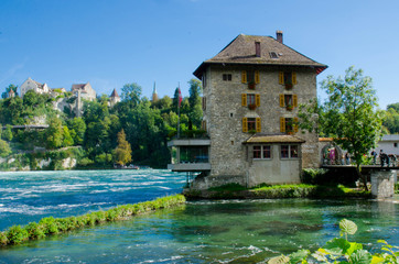 Fototapeta na wymiar Rhine Falls, Switzerland