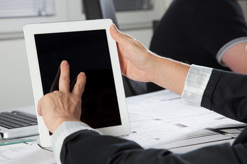 Two Finger Gesture vertical