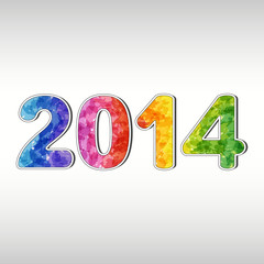 Colorful New year 2014