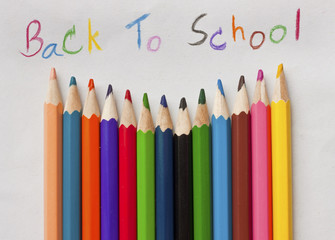 Frame Of Pancil Isolated On White Background