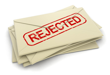 Rejected letters  (clipping path included)