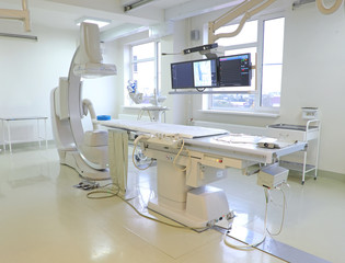Room of digitalized coronary angiography
