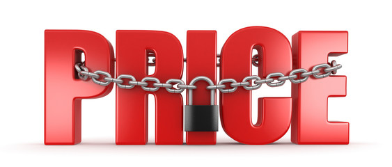Price and lock (clipping path included) © corund