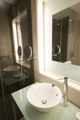 Fototapeta premium Modern sink in the bathroom