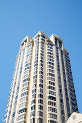 Fototapeta premium White Stone Condominium Tower