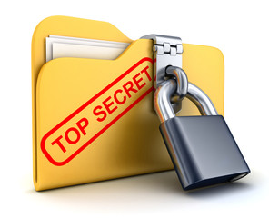 File top secret and lock