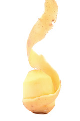 Peeled white potato