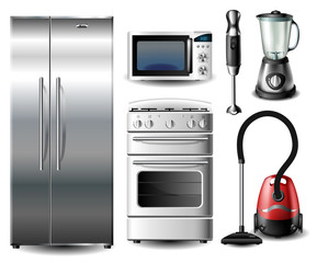 Kitchen appliance set