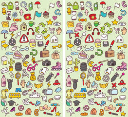 Icons Differences Visual Game
