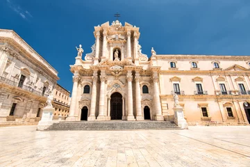 Foto op Plexiglas The Cathedral of Syracuse, Sicily, Italy © rolf_52