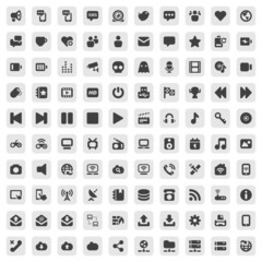 media & communication iconset