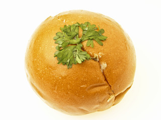 isolated mayo bread