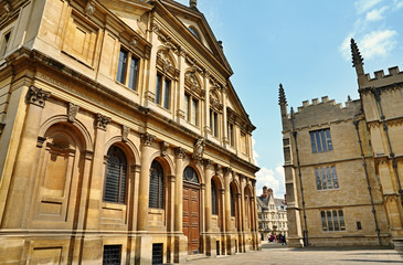 Fototapeta na wymiar Budynki w Oxford, Anglia
