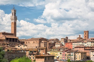 Obraz premium The historic city of Siena in Tuscany