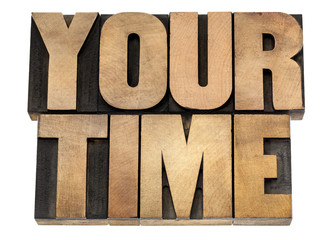 your time in wood type