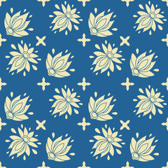 Seamless vector floral pattern