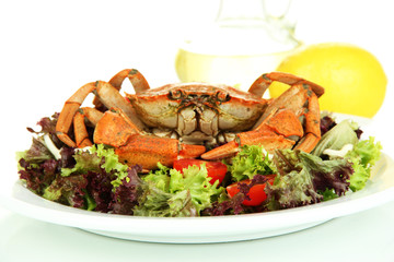 Boiled crab