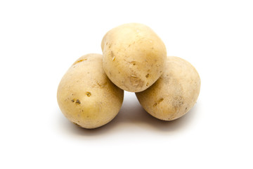 Frische Braune Kartoffeln