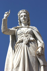 Obraz premium Statua di Eleonora D'Arborea