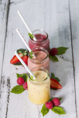3 verschiedene Smoothies