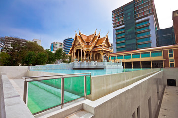 The beautiful of Royal Thai Pavilion in Siriraj Hospital, Bangko