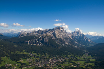 Naklejka premium Cortina d´Ampezzo - Dolomiten - Alpen