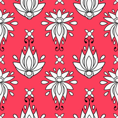 Seamless vector floral pattern