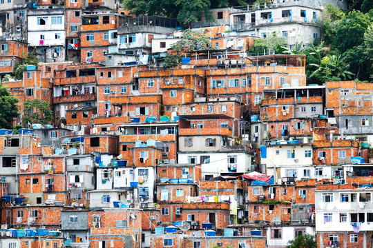 Favela, Brazilian slum in Rio de Janeiro