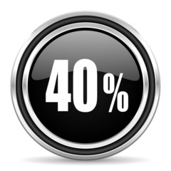 40 percent icon