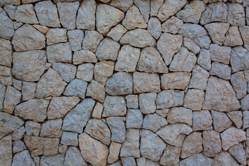 Wall from stone
