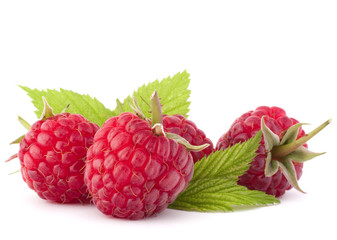 Ripe raspberries