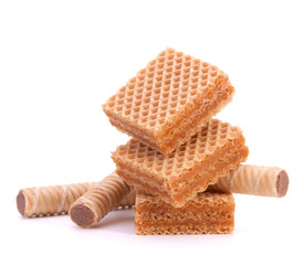 Wafers or honeycomb waffles
