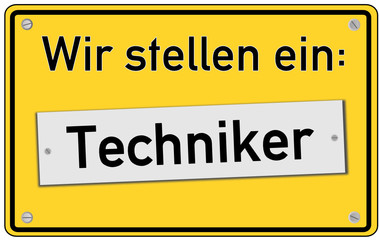 Wir stellen ein Techniker  #130919-svg02