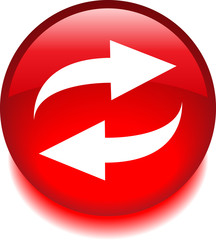 Круглая иконка с изображением стрелок