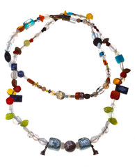 Obraz premium necklace from mineral and figurines of Buddha