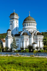 Fototapeta na wymiar Orthodox cathedral in Sighisoara, Romania