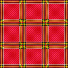 Seamless red checkered pattern