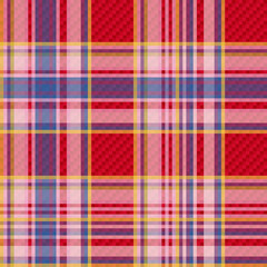 Checkered fabric seamless pattern