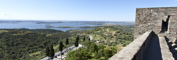 The Alqueva artificial lake
